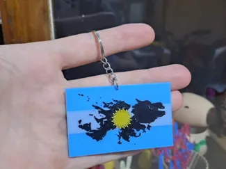 llavero de malvinas argentinas