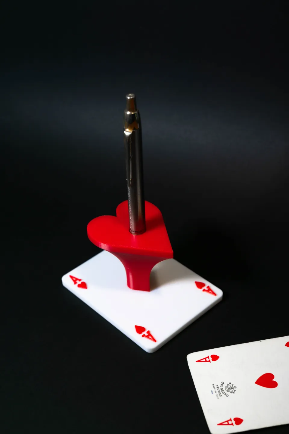 Ace of hearts pen holder by House of 3D MakerWorld
