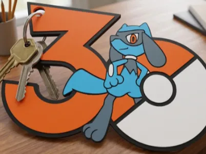 Riolu llavero 30 aniversario