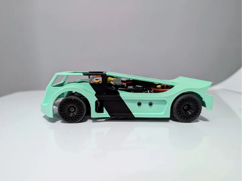 98mm Truck body for Mini Z w/Corvette C8.R Mount