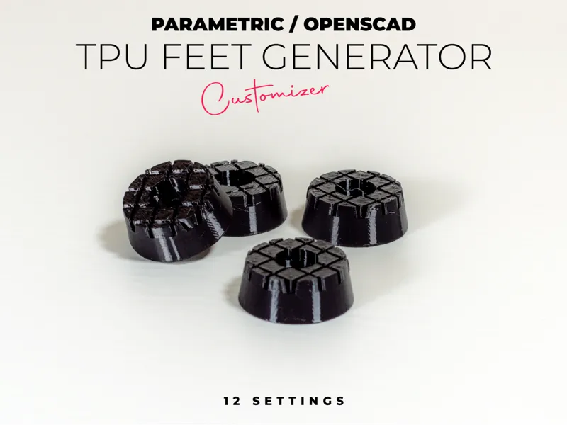 TPU Foot Designer - OPENSCAD - DESIGN YOUR OWN