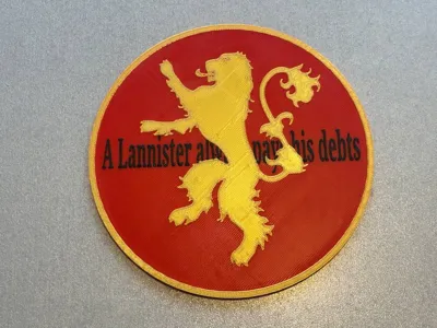 Lannister Coaster - Lannister slogan