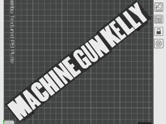 MGK Machine Gun Kelly Logo Decoration Fan Art