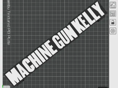 MGK Machine Gun Kelly Logo Decoration Fan Art