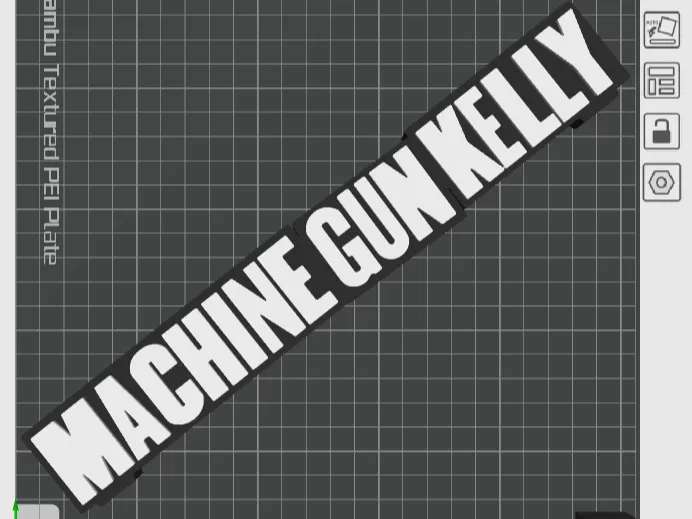 MGK Machine Gun Kelly Logo Decoration Fan Art
