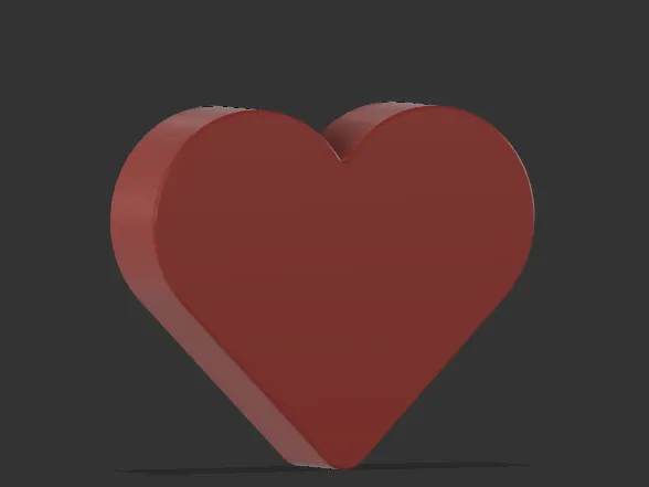 Heart box for gift