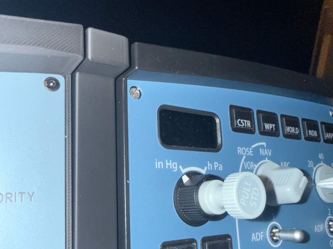 EFIS–Warning Panel Union Cover for simguy A320 