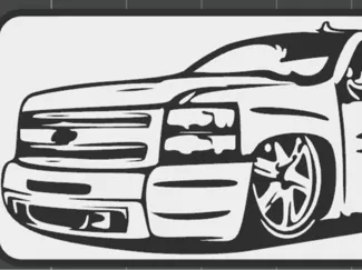 Chevrolet Silverado 1500, 2010 keychain.