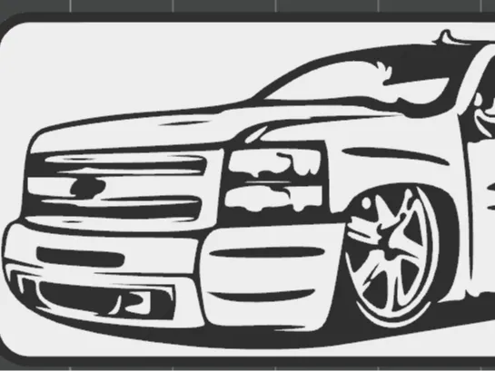 Chevrolet Silverado 1500, 2010 keychain.