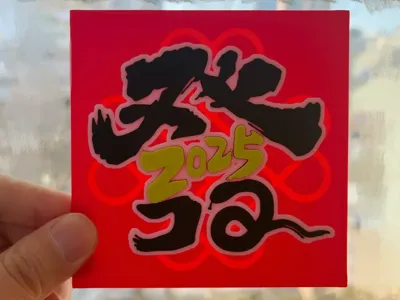 2025 New Year's Fortune Words 3D Fridge Magnets - AMS Friendly