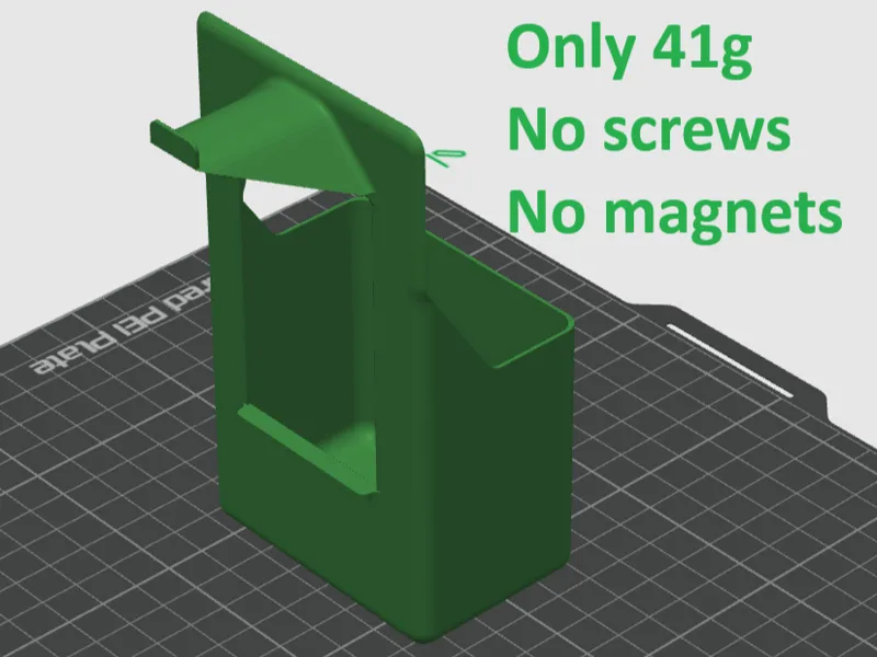 Filament waste bin for P1S, only 41g