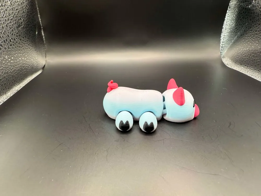Cute Tiny Flexi Pig - Free 3D Print Model - MakerWorld