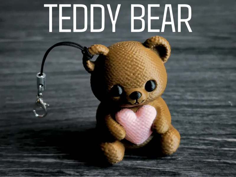 Keychain - teddy bear