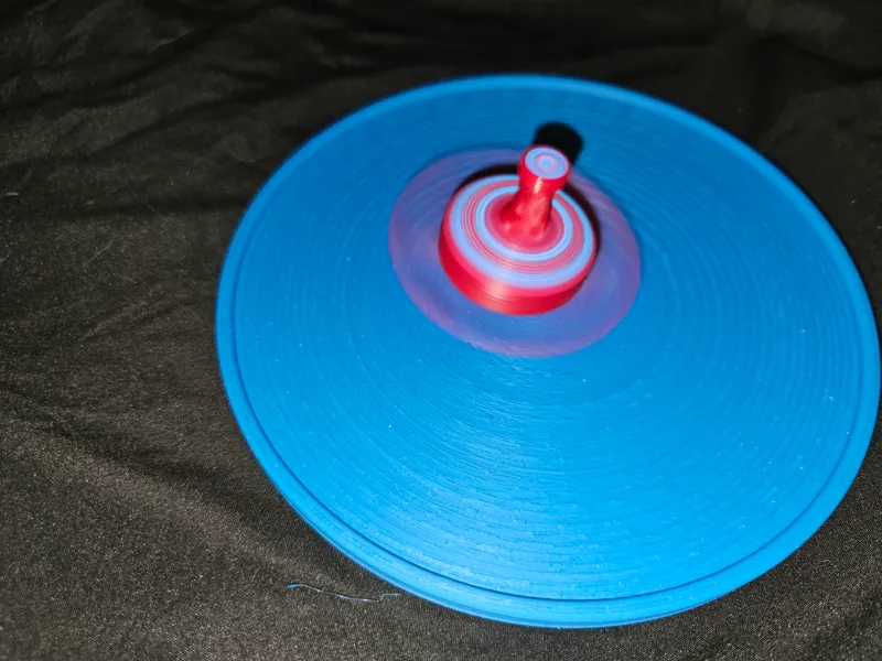 Concave Plate for Spinner Tops