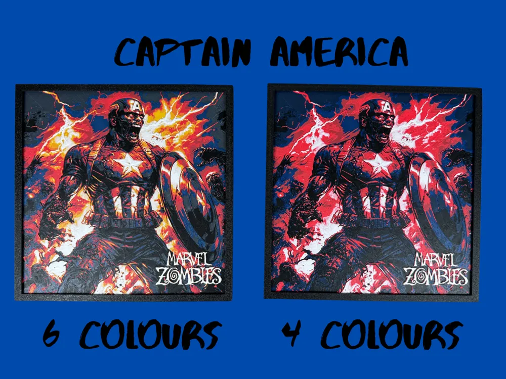 Captain America - Marvel Zombies - Hueforge