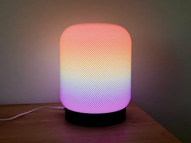 Smart RGB LED Lamp with ESP32 and WLED