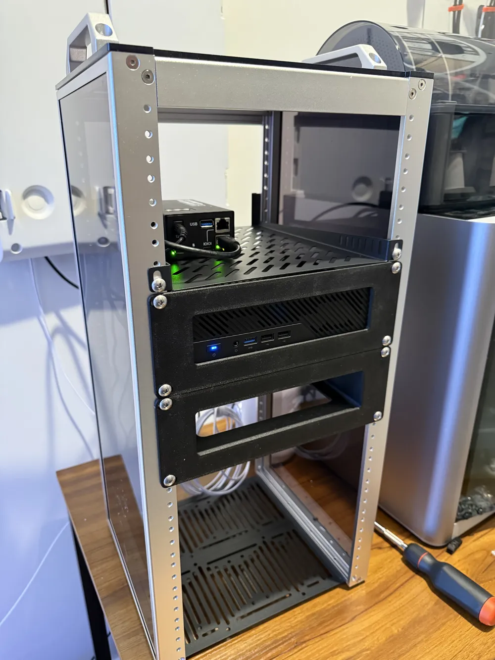 Minisforum MS-01/MS-A2 10-inch Rackmount 2U Holder Remixed by Hyooz ...