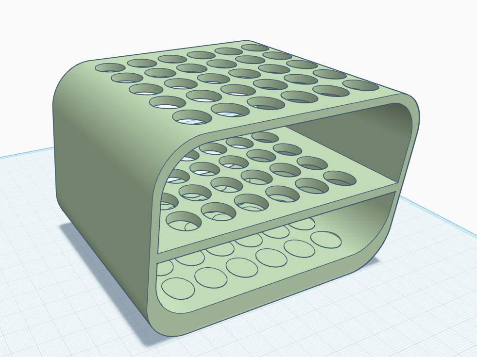 30-Count Acrylic Marker Stand (Weighted Base)