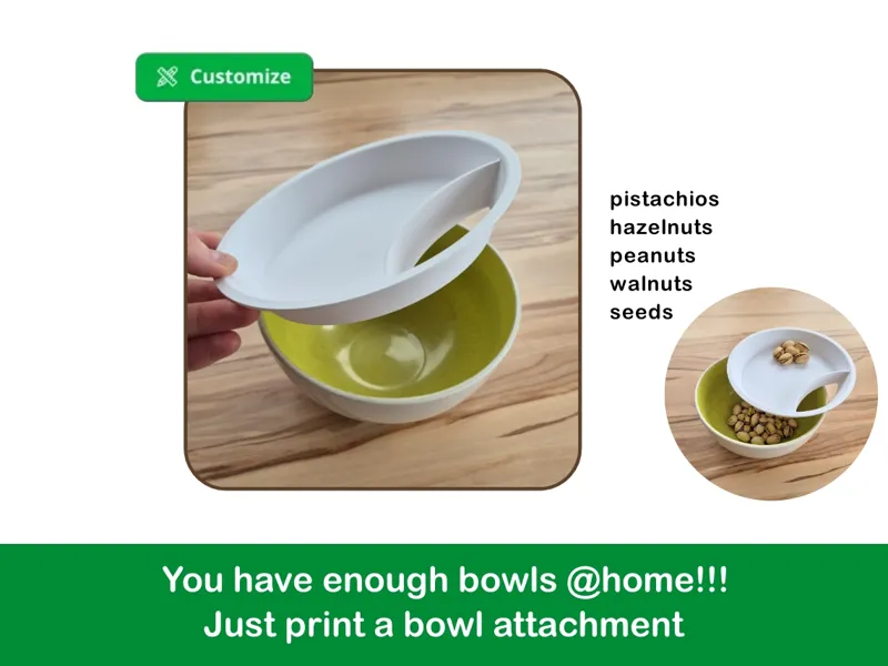 Pistachios bowl-attachment