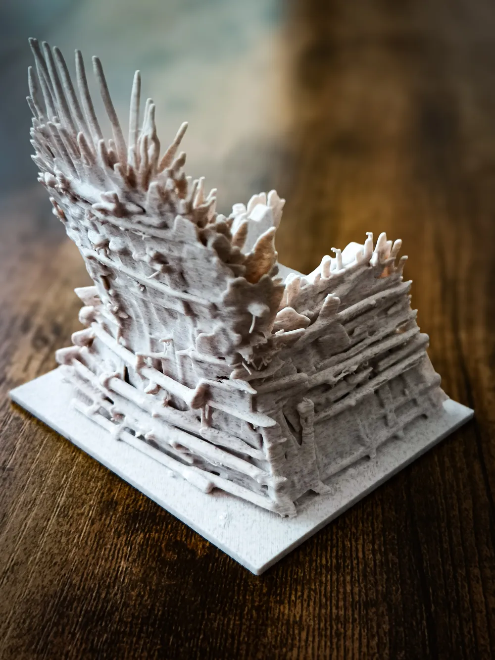 Özel Tasarım Taht Süsü Winchestery Kaplan Figürlü Dekoratif Süs