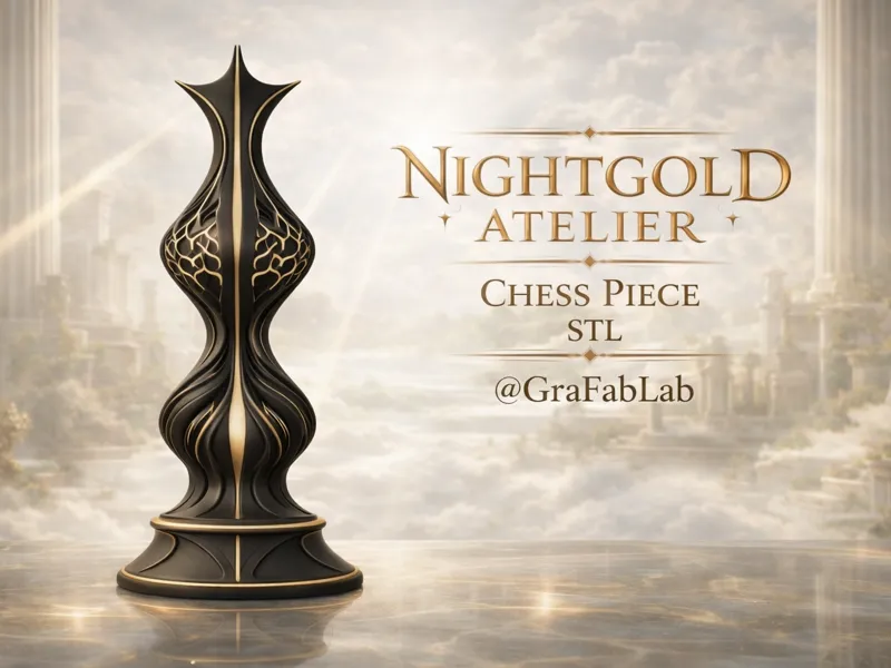 Nightgold Atelier "King" - chess piece