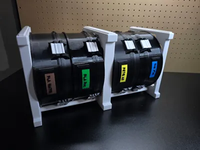 Phase Two Canister Racks Adaptive Filament Canister Storage Rack by DigiDavis MakerWorld ...