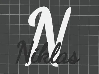 Schriftzug Name "Niklas"