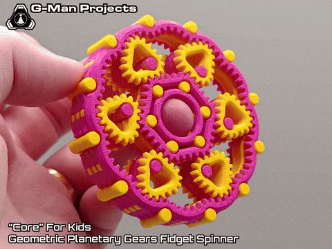 "Core" for Kids, Geometric Planetary Gears Spinner