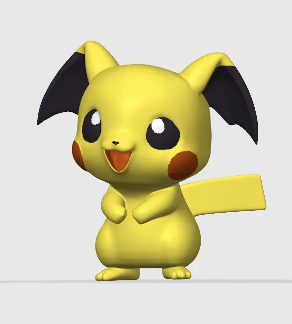 Pikachu with bat ears