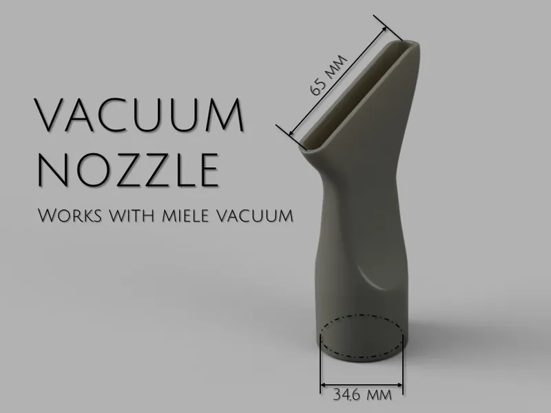 Vacuum Nozzle 34,6 mm Diameter