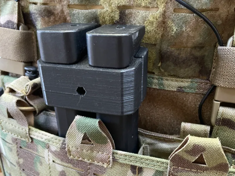 SMG airsoft double mag clip