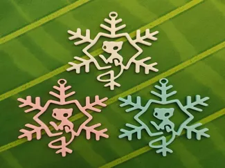 Mew Snowflake Ornament