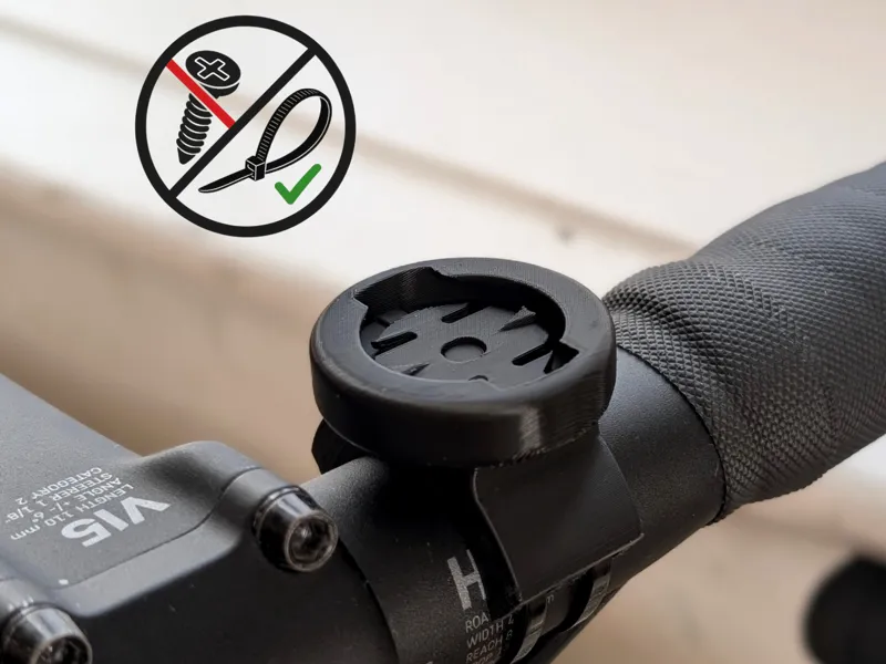 Garmin Mount universal  / No Screws just ZipTies