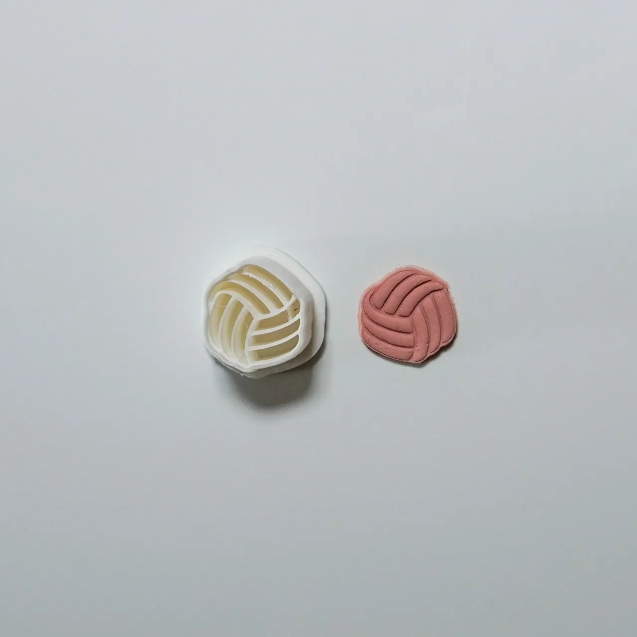 Ornamental Stud Polymer Clay Cutter Earrings view 2