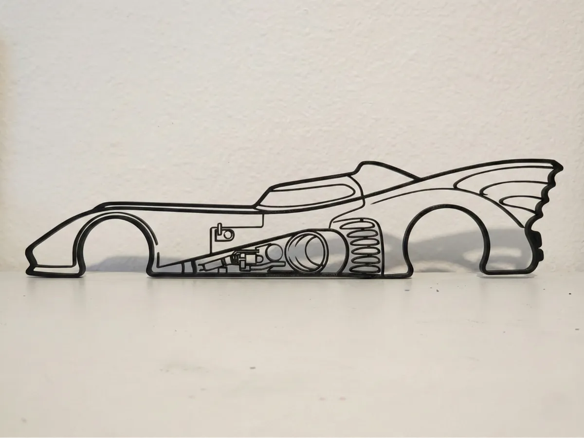 Tableau mural Batmobile