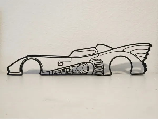 Tableau mural Batmobile