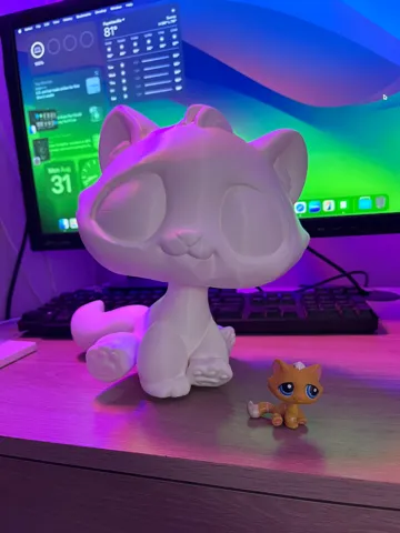 Modelo para impresión 3D: big lps cat — vista de referencia 2