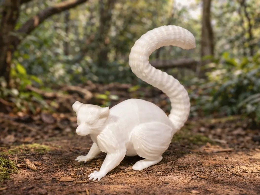 Lemur catta / ring-tailed lemur - Animal - Free 3D Print Model - MakerWorld