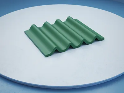 simple minimal soap dish wave