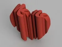 Muttertagsherz mit Ständer