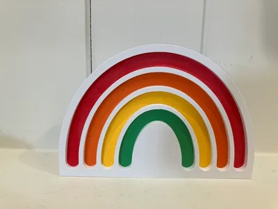 3D Standing Rainbow by A*i*m*e*e* MakerWorld: Download Free 3D Models