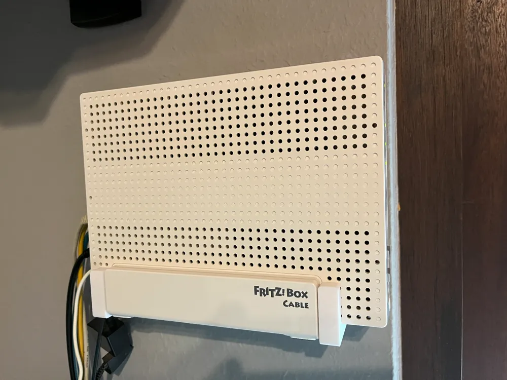 AVM Router Wall Mount for Fritzbox 6690 6591 6590 Cable with Adhesive