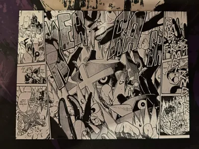 Chroma Canvas Pokemon Manga Panel Metagross