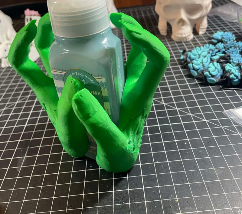 halloween bath body works hand soap holder zombie