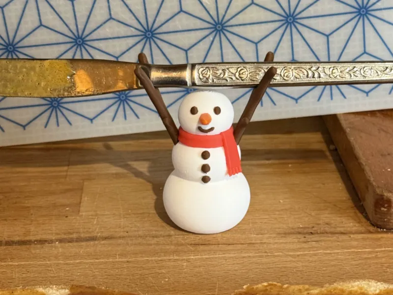 Messer Halter Schneemann