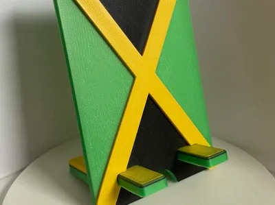 Jamaican Flag Phone Stand 