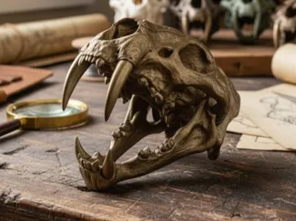 Sabertooth Skull - Not a AI Model