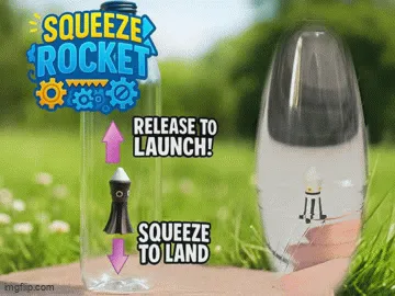 Working Water Rocket Toy! - See GIF