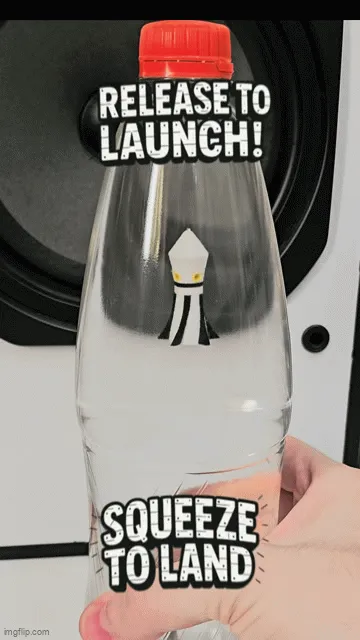 Working Water Rocket Toy! - See GIF view 2