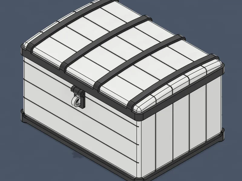 Dual Color Treasure Chest